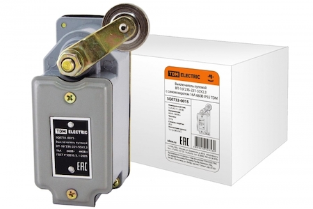 TDM ELECTRIC SQ0732-0015 Выключатель путевой ВП-16Г23Б-231-55У2.3 с самовозвратом 16А 660В IP55 TDM